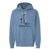 Unisex Garment-Dyed Lightweight Fleece Hooded Sweatshirt Thumbnail