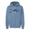 Unisex Garment-Dyed Lightweight Fleece Hooded Sweatshirt Thumbnail