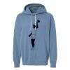 Unisex Garment-Dyed Lightweight Fleece Hooded Sweatshirt Thumbnail