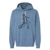 Unisex Garment-Dyed Lightweight Fleece Hooded Sweatshirt Thumbnail