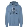 Unisex Garment-Dyed Lightweight Fleece Hooded Sweatshirt Thumbnail