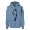 Unisex Garment-Dyed Lightweight Fleece Hooded Sweatshirt Thumbnail
