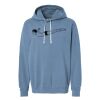 Unisex Garment-Dyed Lightweight Fleece Hooded Sweatshirt Thumbnail