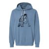 Unisex Garment-Dyed Lightweight Fleece Hooded Sweatshirt Thumbnail