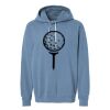 Unisex Garment-Dyed Lightweight Fleece Hooded Sweatshirt Thumbnail