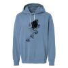 Unisex Garment-Dyed Lightweight Fleece Hooded Sweatshirt Thumbnail