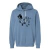 Unisex Garment-Dyed Lightweight Fleece Hooded Sweatshirt Thumbnail