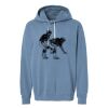 Unisex Garment-Dyed Lightweight Fleece Hooded Sweatshirt Thumbnail