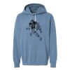 Unisex Garment-Dyed Lightweight Fleece Hooded Sweatshirt Thumbnail