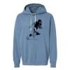 Unisex Garment-Dyed Lightweight Fleece Hooded Sweatshirt Thumbnail