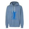 Unisex Garment-Dyed Lightweight Fleece Hooded Sweatshirt Thumbnail