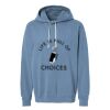 Unisex Garment-Dyed Lightweight Fleece Hooded Sweatshirt Thumbnail
