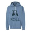 Unisex Garment-Dyed Lightweight Fleece Hooded Sweatshirt Thumbnail