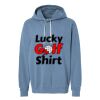 Unisex Garment-Dyed Lightweight Fleece Hooded Sweatshirt Thumbnail