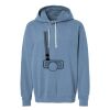 Unisex Garment-Dyed Lightweight Fleece Hooded Sweatshirt Thumbnail