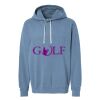 Unisex Garment-Dyed Lightweight Fleece Hooded Sweatshirt Thumbnail