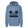 Unisex Garment-Dyed Lightweight Fleece Hooded Sweatshirt Thumbnail