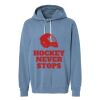 Unisex Garment-Dyed Lightweight Fleece Hooded Sweatshirt Thumbnail