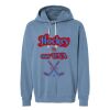 Unisex Garment-Dyed Lightweight Fleece Hooded Sweatshirt Thumbnail