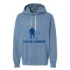 Unisex Garment-Dyed Lightweight Fleece Hooded Sweatshirt Thumbnail