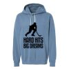 Unisex Garment-Dyed Lightweight Fleece Hooded Sweatshirt Thumbnail