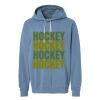 Unisex Garment-Dyed Lightweight Fleece Hooded Sweatshirt Thumbnail
