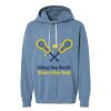 Unisex Garment-Dyed Lightweight Fleece Hooded Sweatshirt Thumbnail