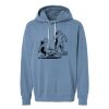 Unisex Garment-Dyed Lightweight Fleece Hooded Sweatshirt Thumbnail