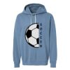 Unisex Garment-Dyed Lightweight Fleece Hooded Sweatshirt Thumbnail