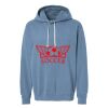 Unisex Garment-Dyed Lightweight Fleece Hooded Sweatshirt Thumbnail