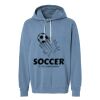 Unisex Garment-Dyed Lightweight Fleece Hooded Sweatshirt Thumbnail