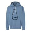 Unisex Garment-Dyed Lightweight Fleece Hooded Sweatshirt Thumbnail