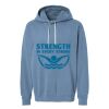 Unisex Garment-Dyed Lightweight Fleece Hooded Sweatshirt Thumbnail