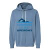 Unisex Garment-Dyed Lightweight Fleece Hooded Sweatshirt Thumbnail