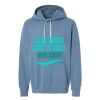 Unisex Garment-Dyed Lightweight Fleece Hooded Sweatshirt Thumbnail