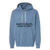 Unisex Garment-Dyed Lightweight Fleece Hooded Sweatshirt Thumbnail