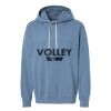 Unisex Garment-Dyed Lightweight Fleece Hooded Sweatshirt Thumbnail