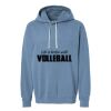 Unisex Garment-Dyed Lightweight Fleece Hooded Sweatshirt Thumbnail