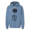 Unisex Garment-Dyed Lightweight Fleece Hooded Sweatshirt Thumbnail