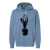 Unisex Garment-Dyed Lightweight Fleece Hooded Sweatshirt Thumbnail