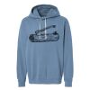 Unisex Garment-Dyed Lightweight Fleece Hooded Sweatshirt Thumbnail
