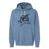Unisex Garment-Dyed Lightweight Fleece Hooded Sweatshirt Thumbnail