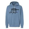 Unisex Garment-Dyed Lightweight Fleece Hooded Sweatshirt Thumbnail
