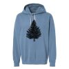 Unisex Garment-Dyed Lightweight Fleece Hooded Sweatshirt Thumbnail