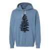 Unisex Garment-Dyed Lightweight Fleece Hooded Sweatshirt Thumbnail