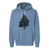 Unisex Garment-Dyed Lightweight Fleece Hooded Sweatshirt Thumbnail