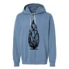 Unisex Garment-Dyed Lightweight Fleece Hooded Sweatshirt Thumbnail