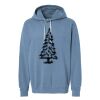 Unisex Garment-Dyed Lightweight Fleece Hooded Sweatshirt Thumbnail