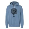 Unisex Garment-Dyed Lightweight Fleece Hooded Sweatshirt Thumbnail