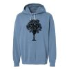 Unisex Garment-Dyed Lightweight Fleece Hooded Sweatshirt Thumbnail